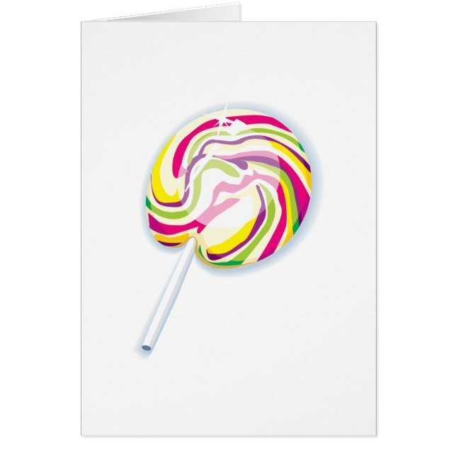 colourful swirly lollipop (Front)