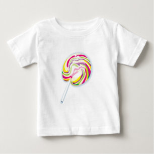 colourful swirly lollipop baby T-Shirt