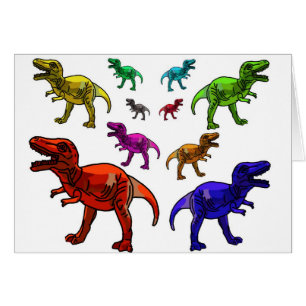 Colourful T-Rex