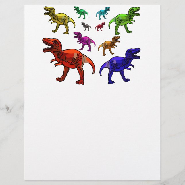 Colourful T-Rex (Front)