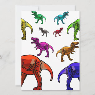 Colourful T-Rex