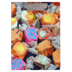Colourful taffy candy clipboard