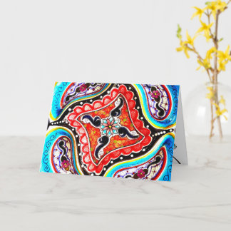 Colourful Talavera Mexico Greeting Card