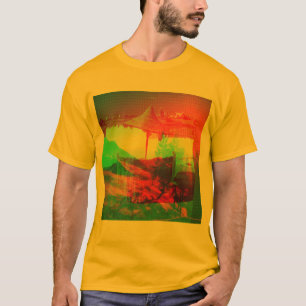 Colourful Tamr Henna Lagoon Men's Fashion T-Shirt
