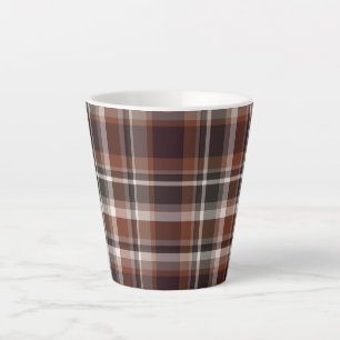 Colourful Tartan Latte Mug