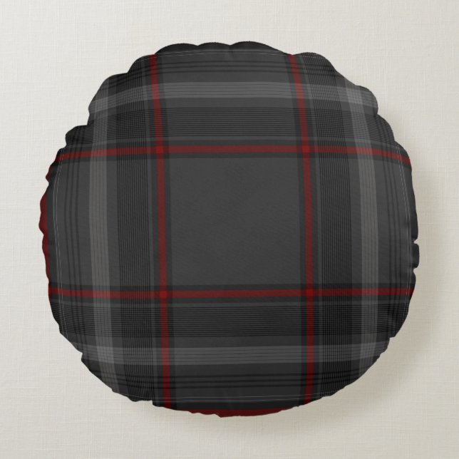 Colourful Tartan    Round Cushion (Front)