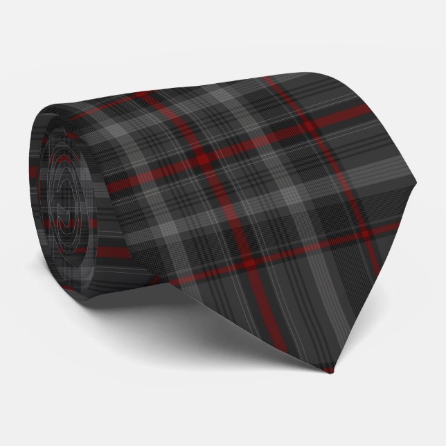 Colourful Tartan   Tie (Rolled)