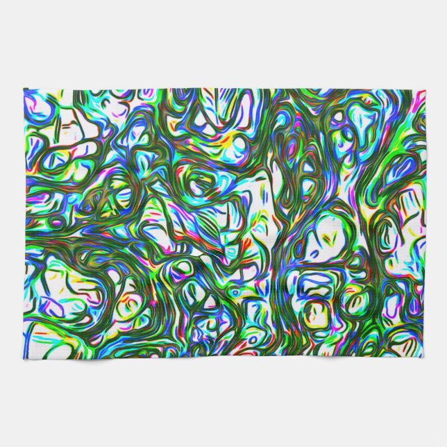 Colourful Tea Towel (Horizontal)