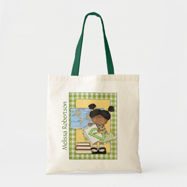 Colourful Teacher's Custom Tote Bag (Front)