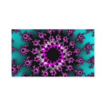 Colourful Teal and Black Eye