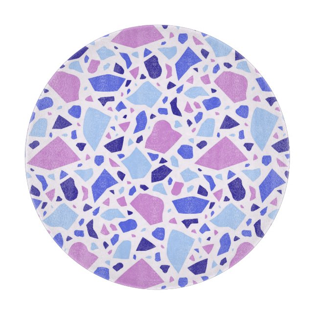 Colourful Terrazzo Pattern Cutting Board (Front)