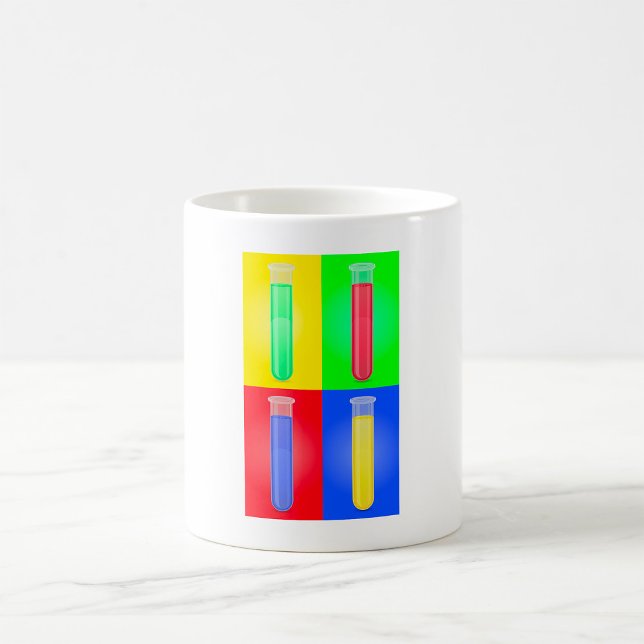 Colourful Test Tubes Coffee Mug (Creator Uploaded)