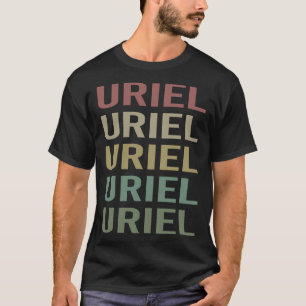 Colourful Text Art - Uriel Name T-Shirt