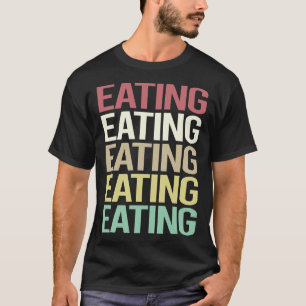 Colourful Text Eating T-Shirt