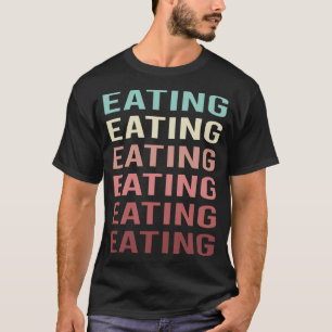 Colourful Text Eating T-Shirt