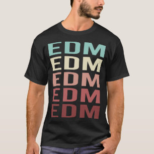 Colourful Text EDM T-Shirt