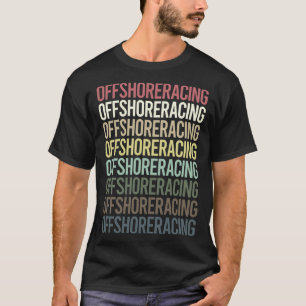 Colourful Text Offshore Racing T-Shirt