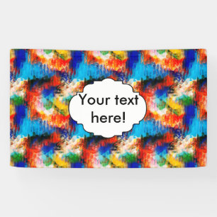 Colourful texture banner
