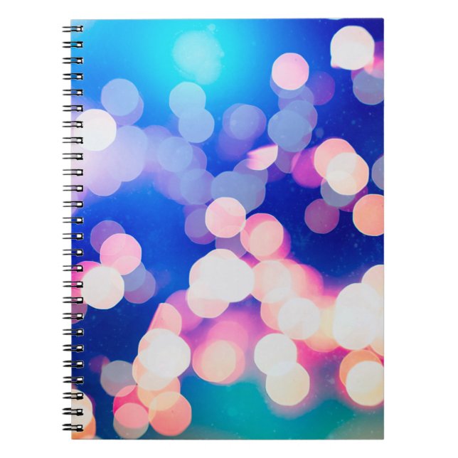 Colourful texture, blurred backgroundabstract,arts notebook (Front)