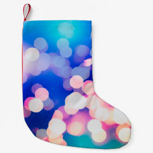 Colourful texture, blurred backgroundabstract,arts small christmas stocking