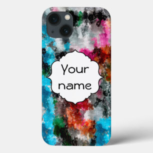 Colourful texture iPhone 13 case