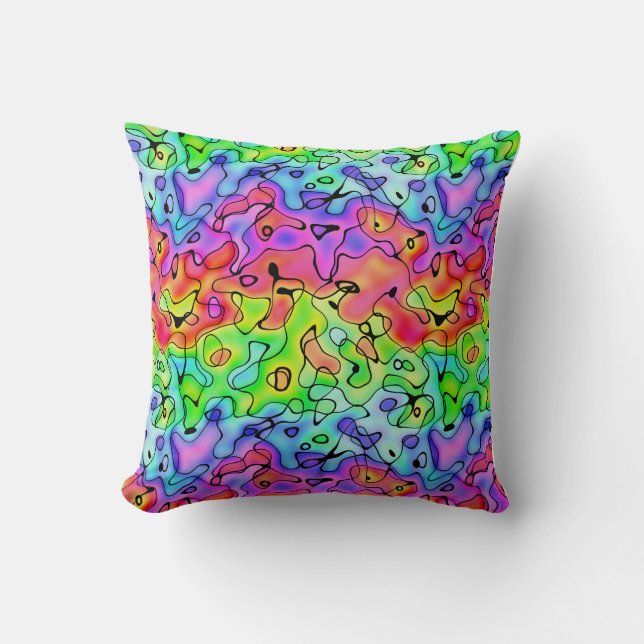Colourful Texture Cushion (Front)