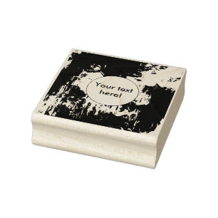 Colourful texture rubber stamp