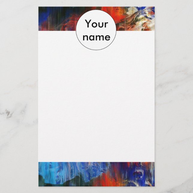Colourful texture stationery (Front)