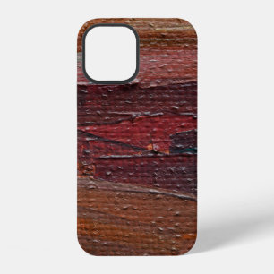 Colourful textured background from oil paints. par iPhone 12 case