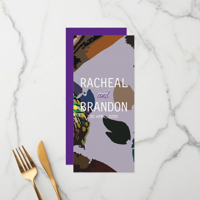 colourful thai culture giant on chao phraya river menu (Front/Back In Situ)