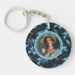 Colourful Thank You Gifts Photo Lilies Key Ring