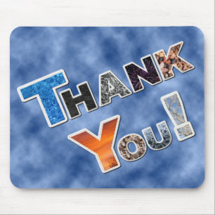 Colourful Thank You Mousepad