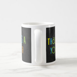 Colourful Thanks a Bunch Thank You Coffee Mug