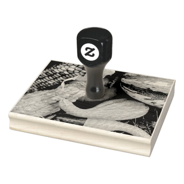 colourful Thanksgiving gourds Rubber Stamp (Stamp)