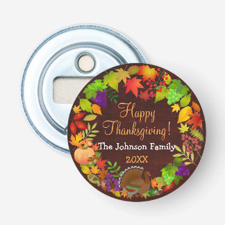 Colourful Thanksgiving Harvest Bottle Opener