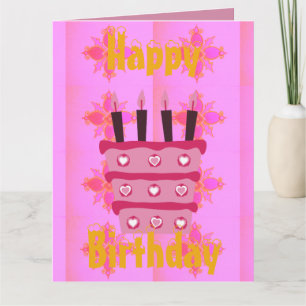 Colourful The World Around me Happy Birthday Colou Card