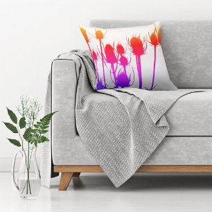 Colourful Thistle Cushion