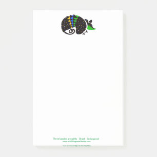 Colourful Three banded ARMADILLO - Post-it Notes