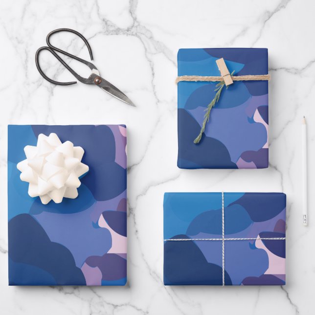 Colourful Thunderstorm Clouds  Wrapping Paper Sheet (Front)