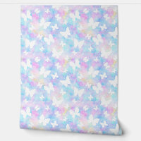 Colourful tie dye butterfly pattern