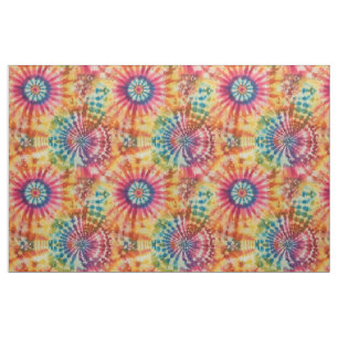 Colourful Tie-Dye Fabric