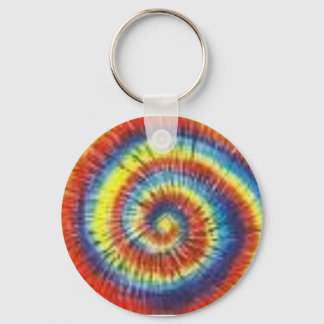 Colourful Tie Dye Key Ring