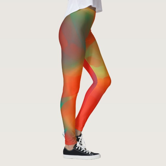 Colourful Tie-dye Leggings (Right)
