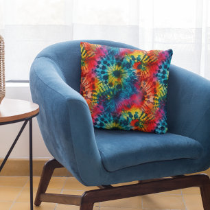 Colourful Tie Dye Multi-colour Cushion