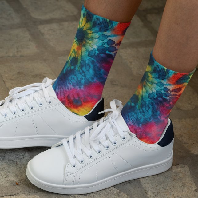 Colourful Tie Dye Multi-colour Socks (Creator Uploaded)