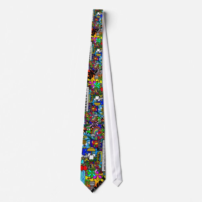 Colourful Tie. Tie (Front)