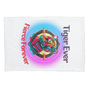 Colourful Tiger Face Pillowcase
