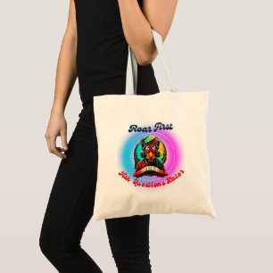 Colourful Tiger Face Tote Bag
