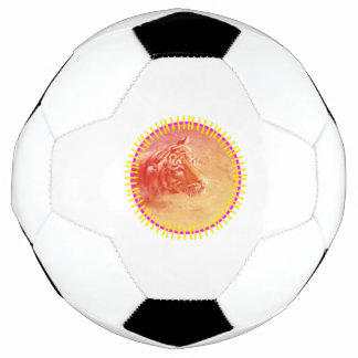 Colourful Tiger Soccer Ball