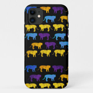 Colourful Tigers iPhone 11 Case